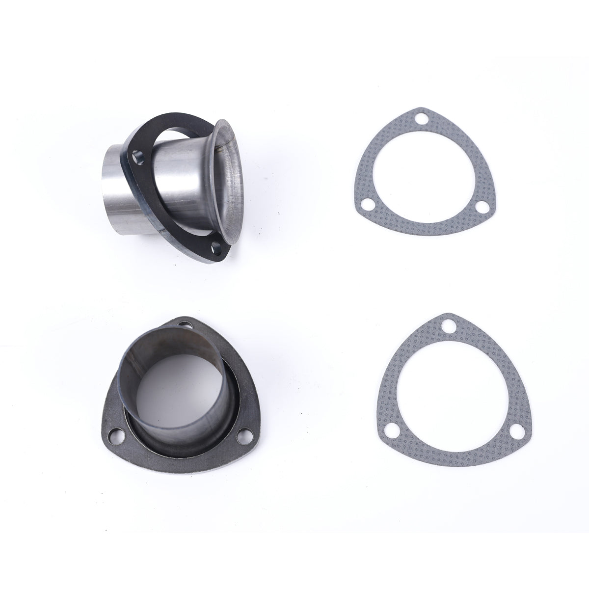 10004FLT Reducer 3-Bolt Flange Inlet 3" Outlet 2.5" Pair