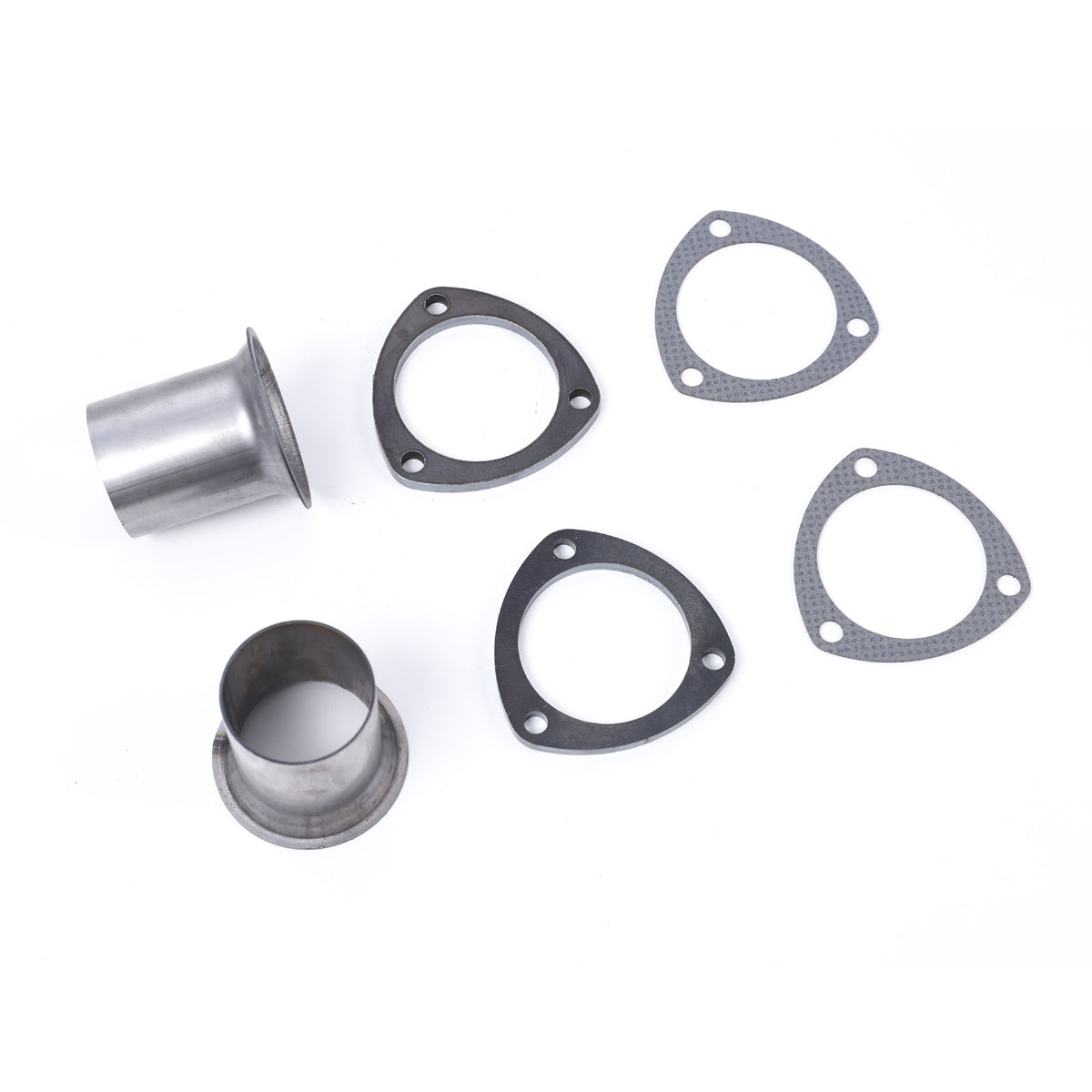 10004FLT Reducer 3-Bolt Flange Inlet 3" Outlet 2.5" Pair