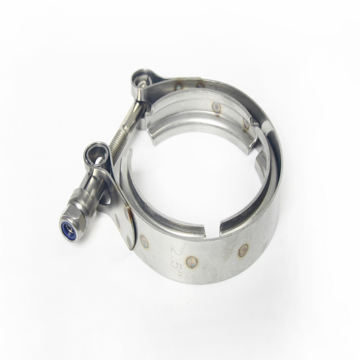 2.5" V-Band Clamp with Flanges – Stainless Steel Exhaust Turbo Downpipe Kit