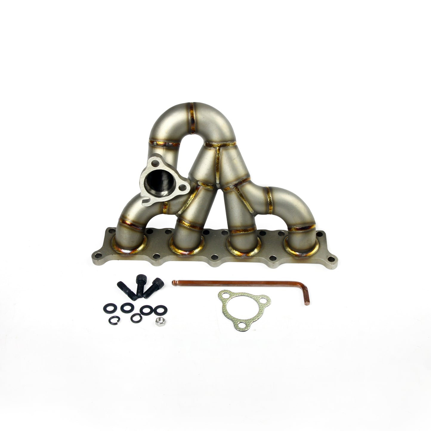 FOR 42mm OD 3mm AUDI A3 S3 8L 1.8T 20V 1996 AUDI TT SS304 TUBE EXHAUST MANIFOLD