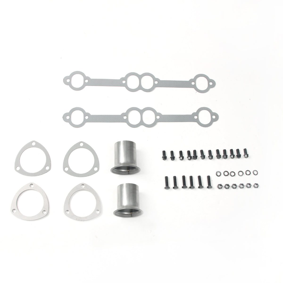 FOR CHEVY CORVETTE 1963-1974 COATED BLACK 1-5/8 MID-LENGTH HEADERS SMALL BLOCK