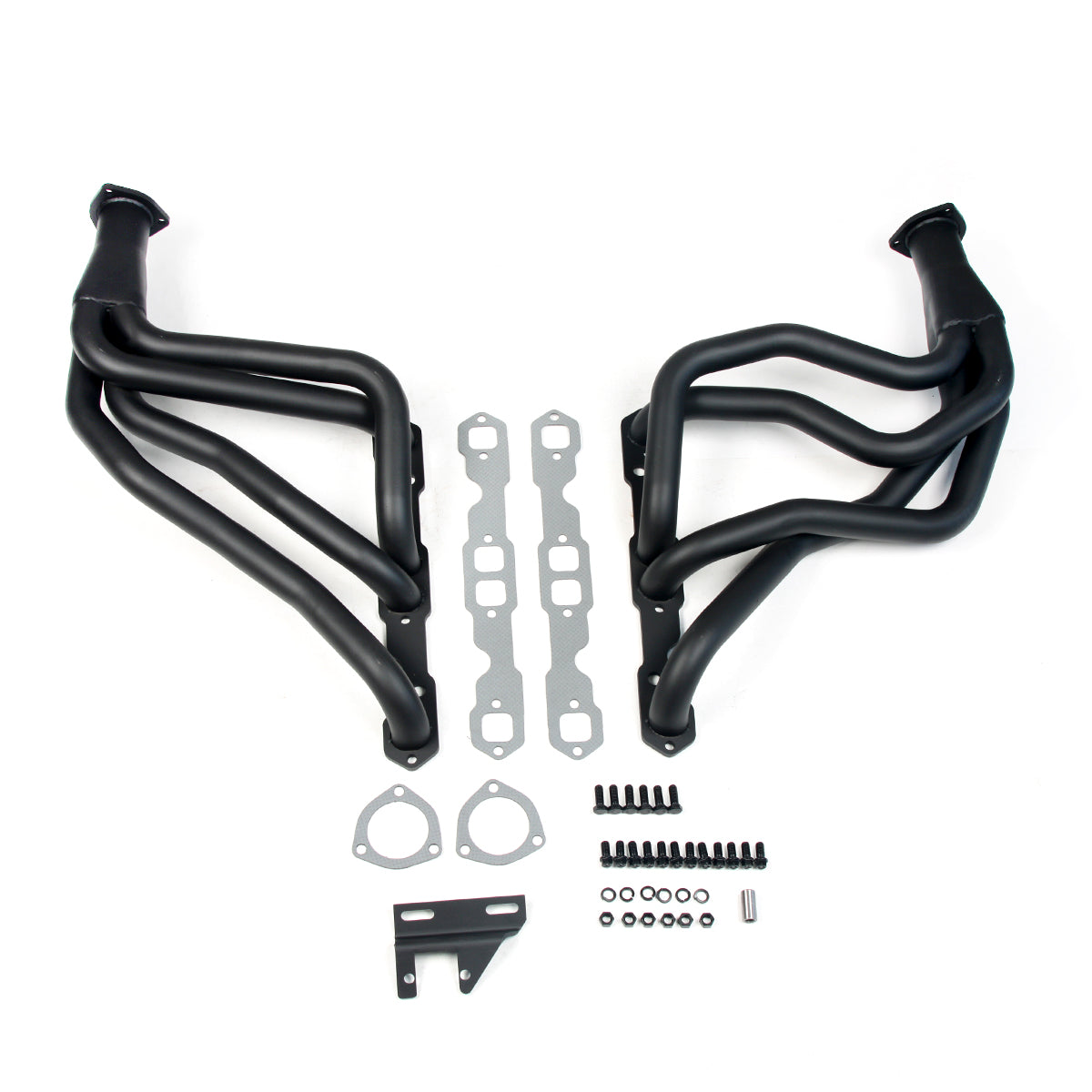 FOR GMC CHEVROLET 2.5" 5.7L V8 GAS OHV 4WD EXHAUST HEADERS CERAMIC COATED