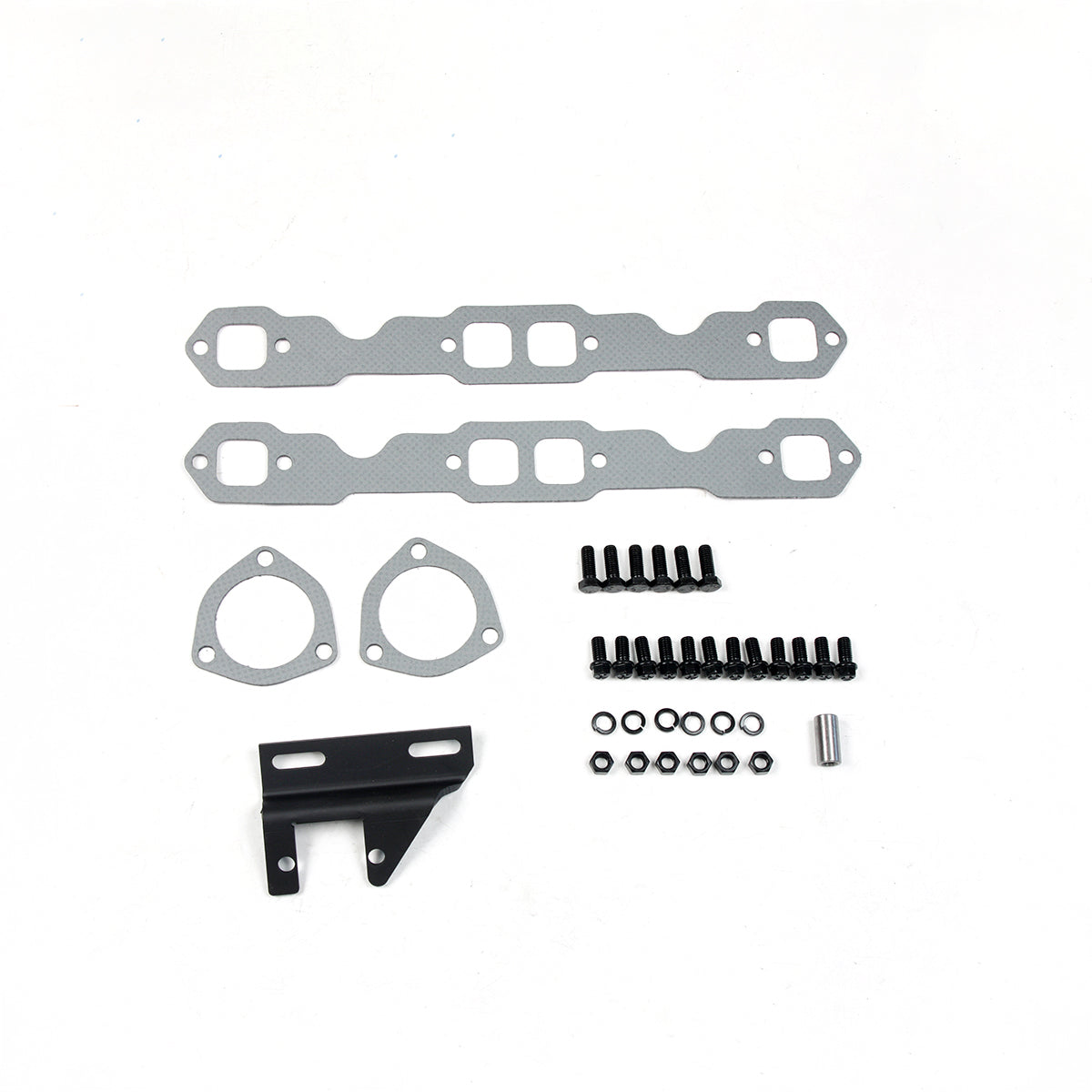 FOR GMC CHEVROLET 2.5" 5.7L V8 GAS OHV 4WD EXHAUST HEADERS CERAMIC COATED