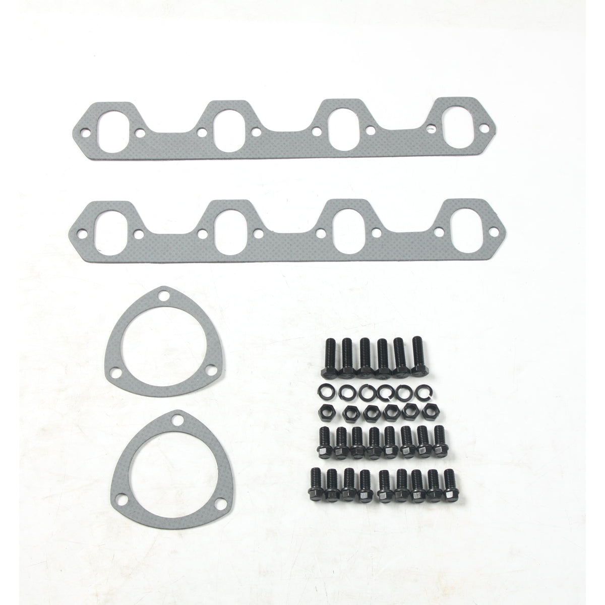 FOR 66-73 FORD MERCURY BLACK PAINT LONG TUBE HEADERS