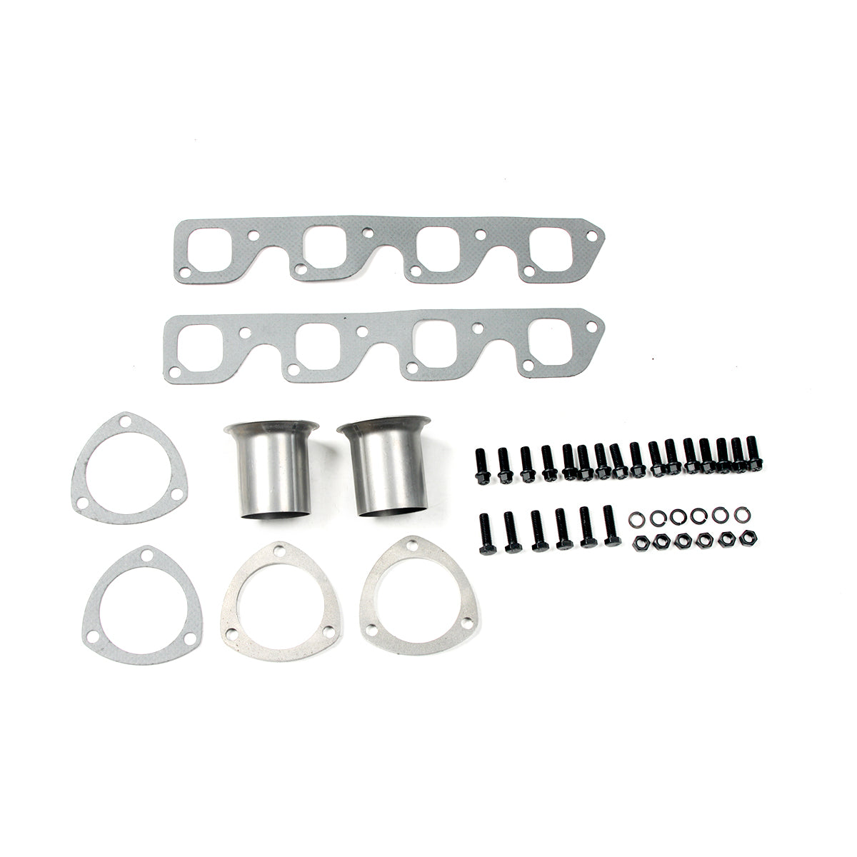 FOR 1970-1974 FORD MUSTANG MERCURY COUGAR MONTEGO PAIR LONG TUBE HEADERS BLACK