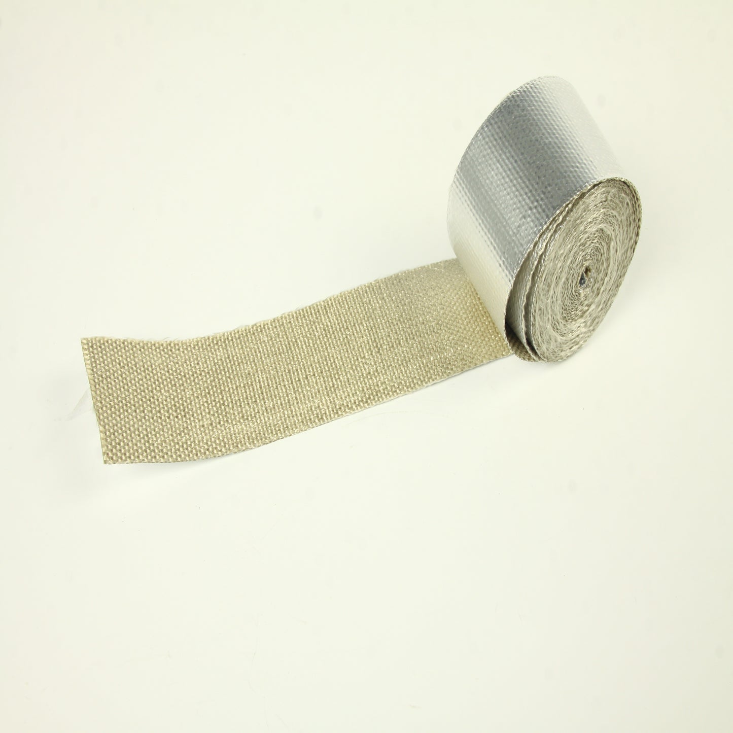Wrap-16Ft Fiberglass Heat Shield Tape – Silver Exhaust Protection Roll