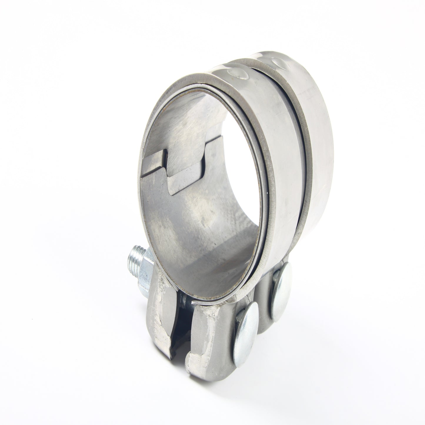 1.5"+8mm Stainless Steel Exhaust Clamp Pipe Joint Bolts Band Clamp