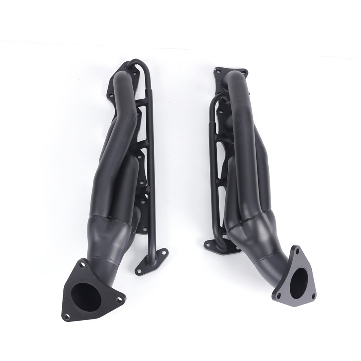 FOR 07-17 TUNDRA 5.7L 345 V8 LIMITED SR5 TR CERAMIC BLACK SHORTY EXHAUST HEADER
