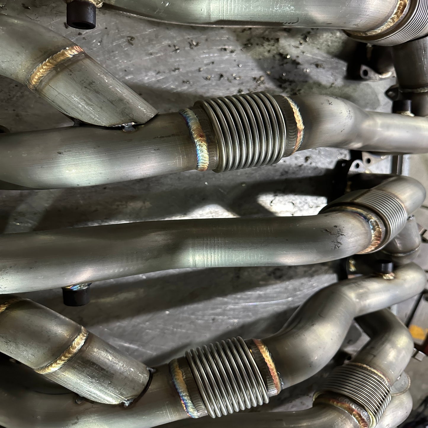 3" ID/OD Flex Joint Pipe Ultra 4" Overall Length Exhaust Flex Bellows