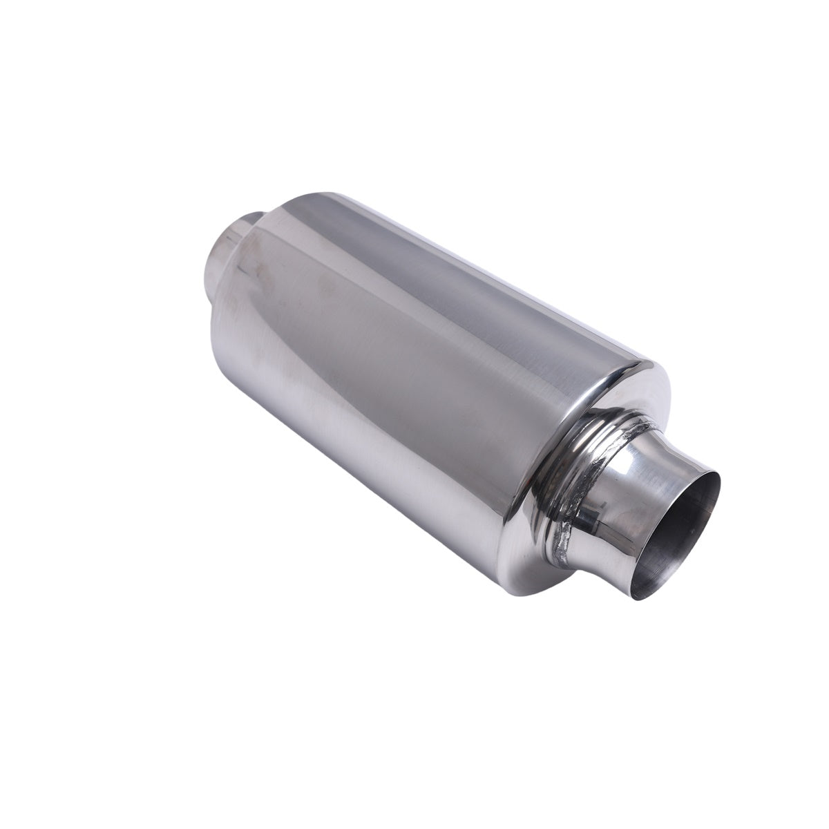 Exhaust Muffler Resonator 3" inch Inlet/Outlet Center Out Stainless Steel