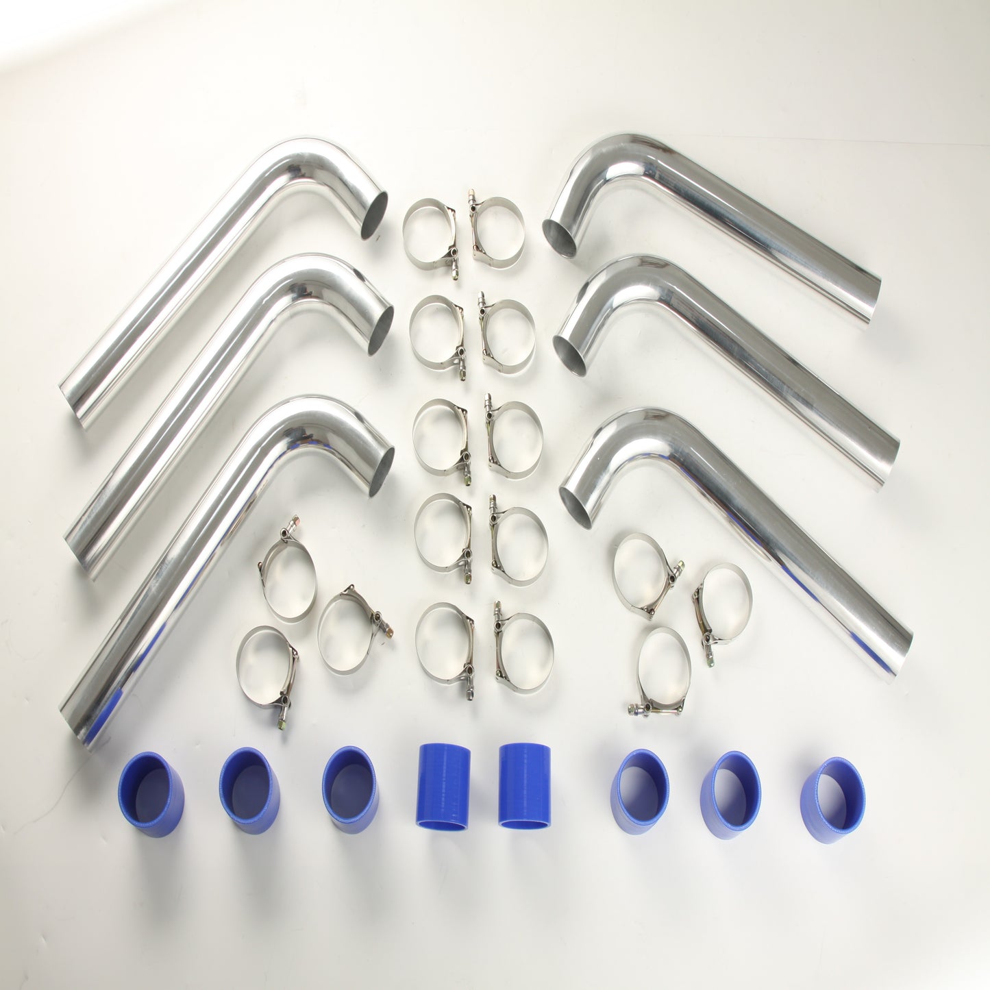 Universal 2.5" Stainless Steel Intercooler Pipe Kit