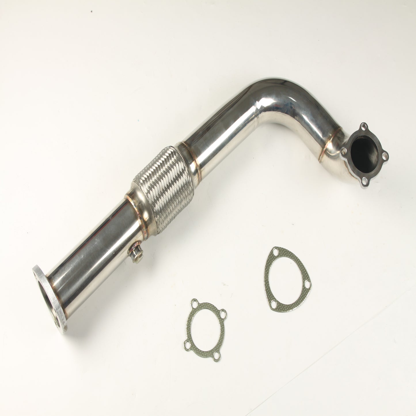 High Flow Stainless Steel Exhaust Pipe T3 Turbo Downpipe