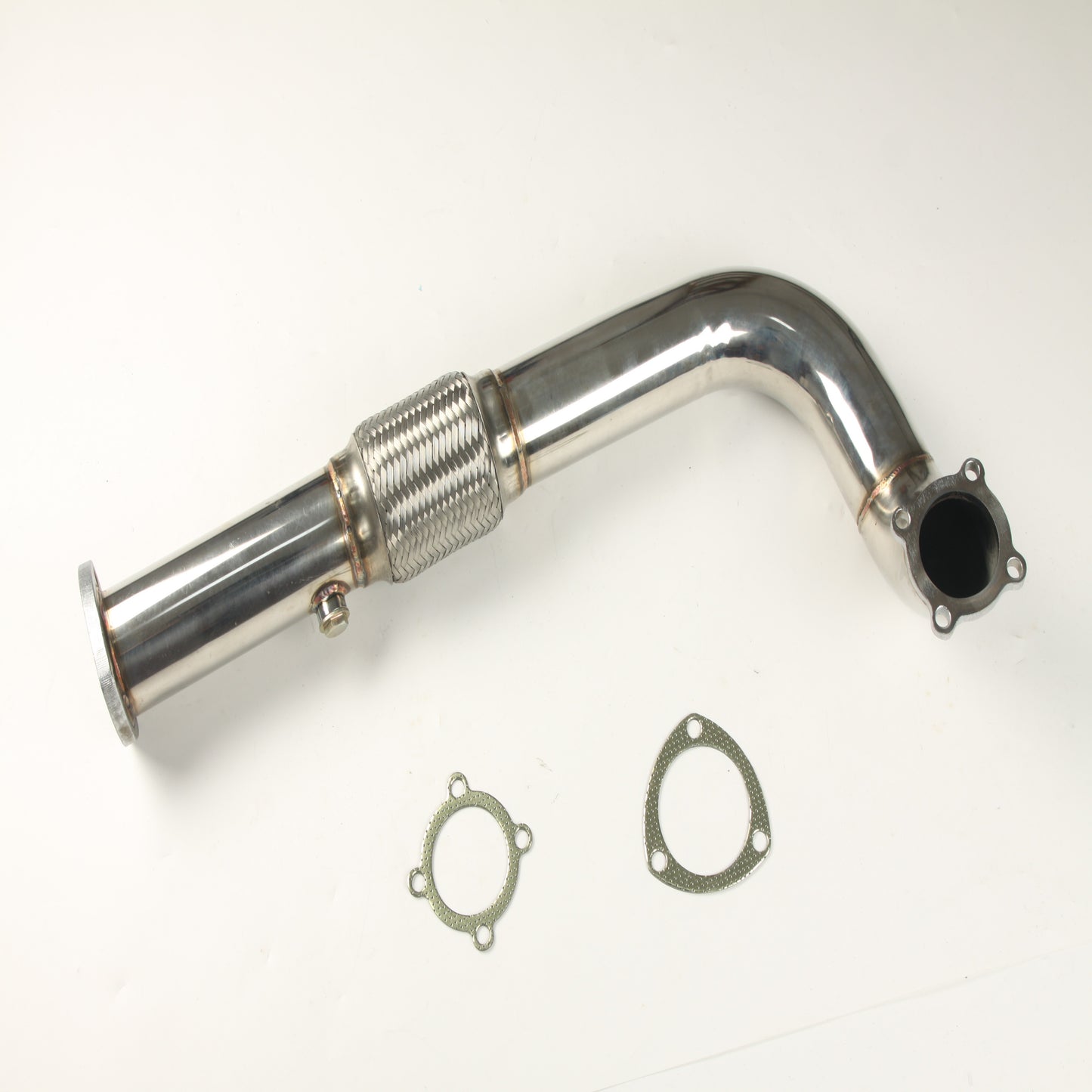 High Flow Stainless Steel Exhaust Pipe T3 Turbo Downpipe