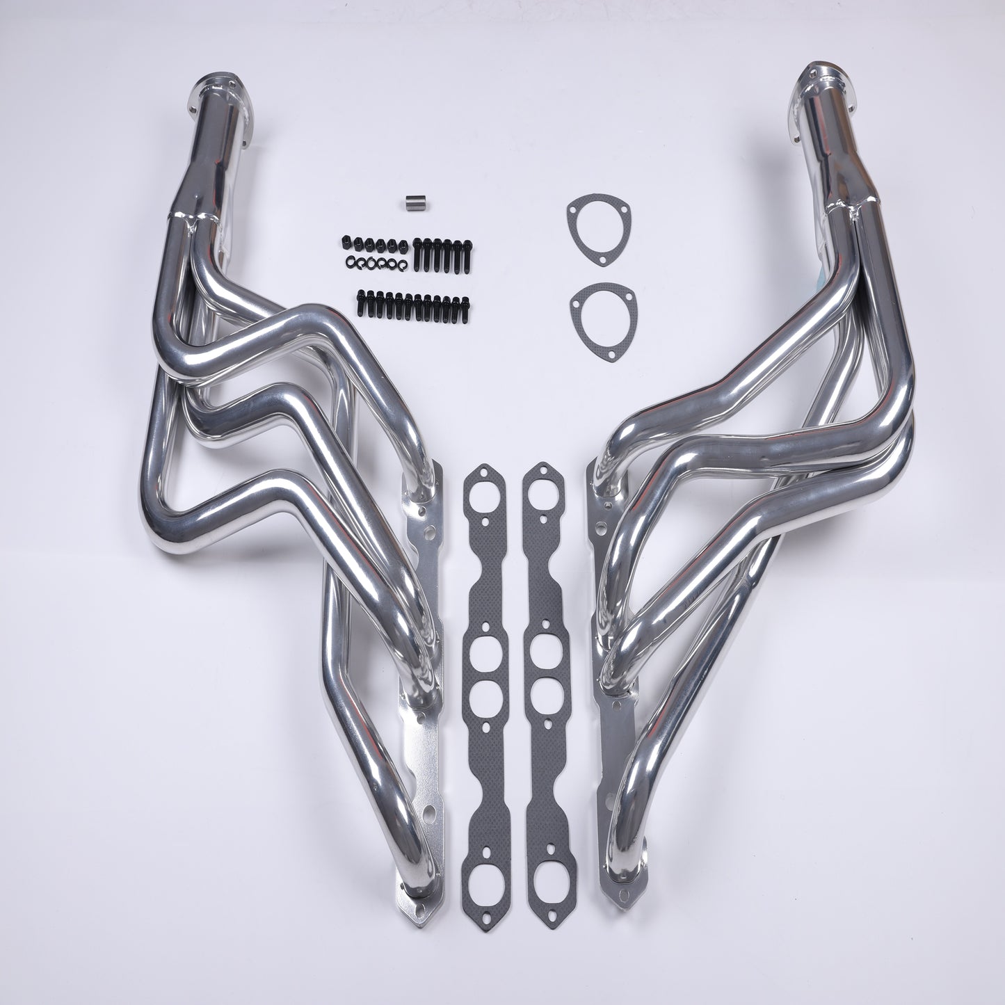 FOR 64-74 CHEVELLE/El CAMINO MONTE CARLO 283-400CI CERAMIC COAT LONG TUBE HEADER