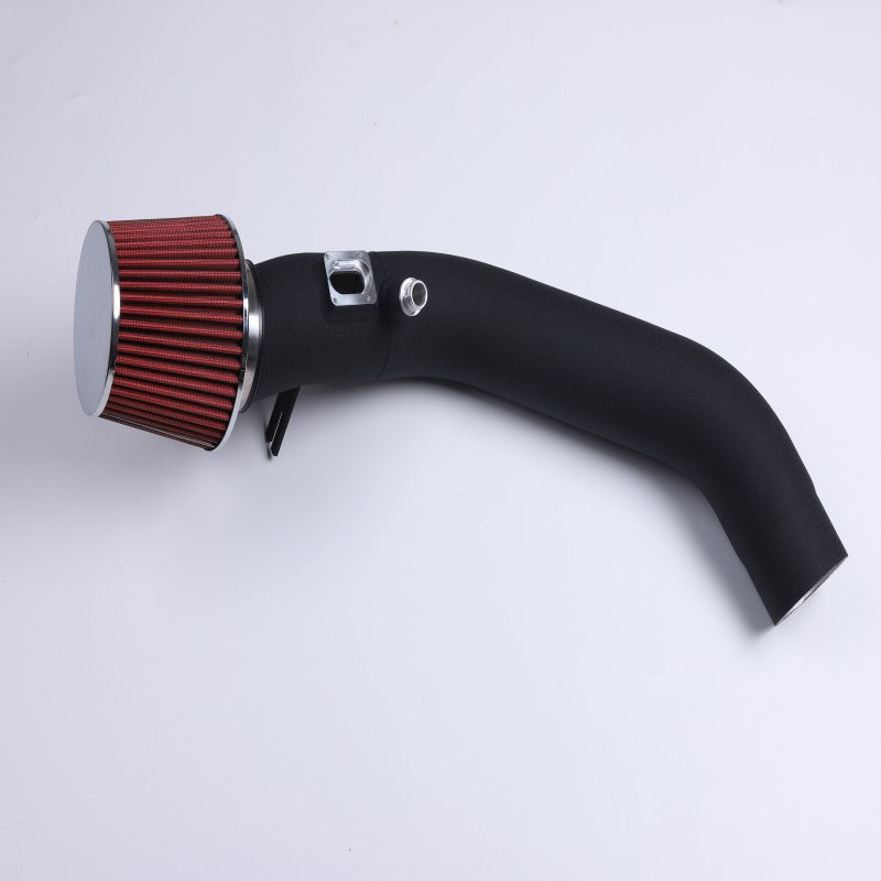 For 12-15 BMW 335i F30 Sedan 3.0L Polish Cold Air Intake+Red Filter Cover