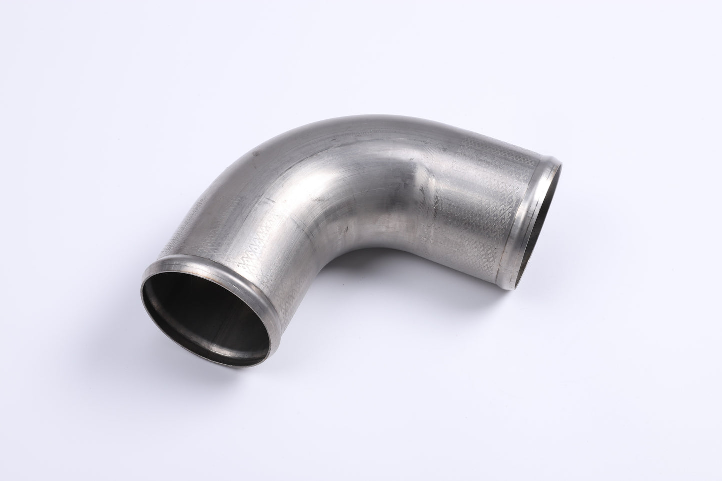 90° 3.5" (89mm) OD 304 Stainless Steel 16 Gauge Elbow Pipe – 5-5/8" CLR Universal Fit