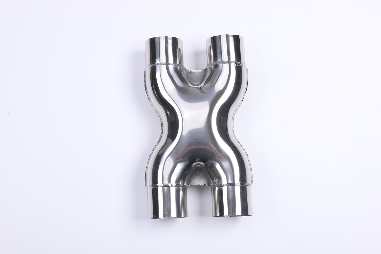 2.5" X-pipe Universal 304 stainless steel exhaust pipe