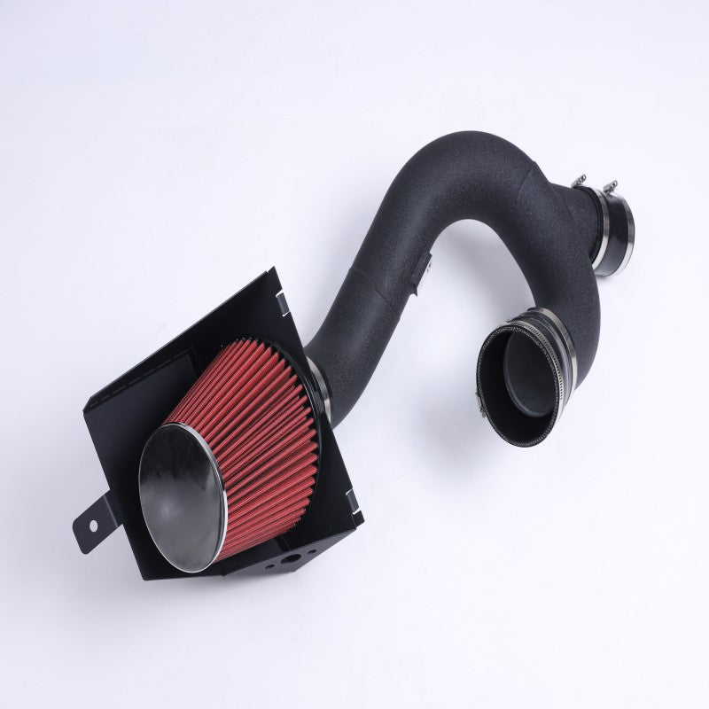 FOR 12-14 FORD F150 3.5L V6 ECOBOOST TURBO RED COLD HEAT SHIELD AIR INTAKE KIT