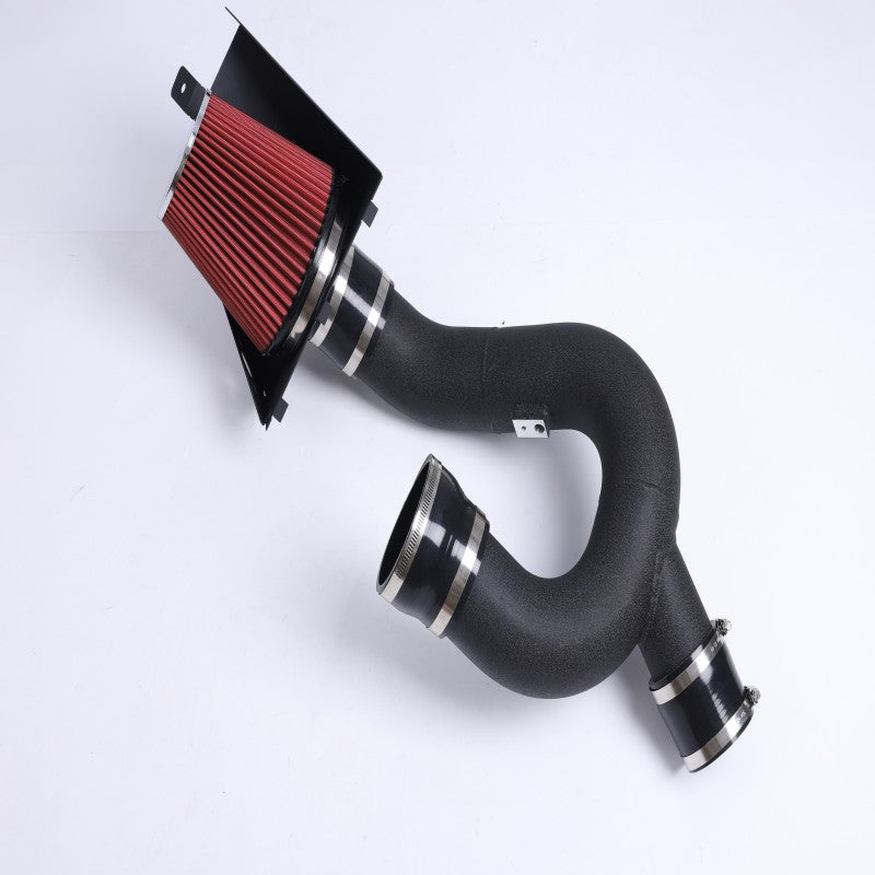 FOR 12-14 FORD F150 3.5L V6 ECOBOOST TURBO RED COLD HEAT SHIELD AIR INTAKE KIT