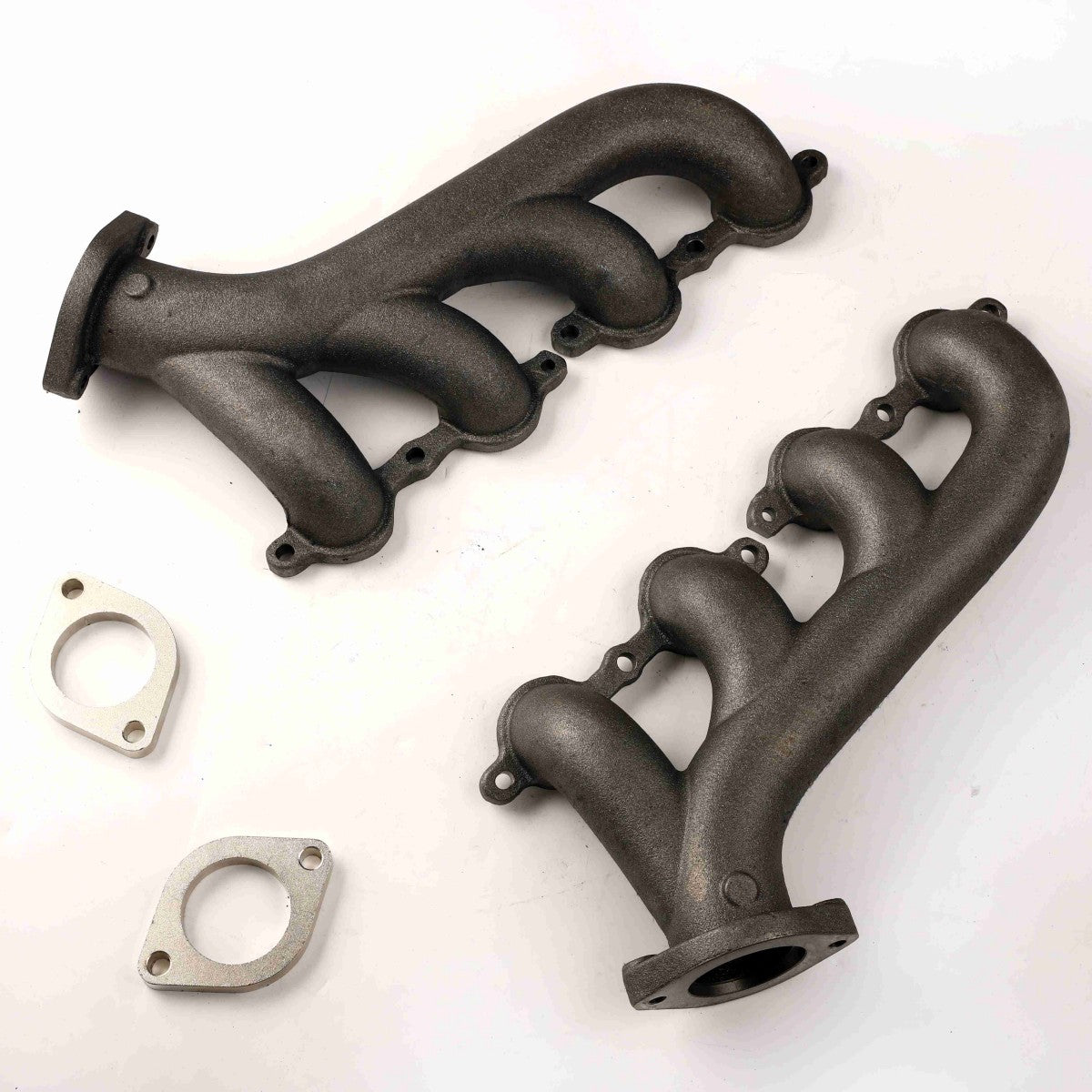 2.25" Outlets Flowtech Original Ceramic Swap Exhaust Manifolds for LS Engines