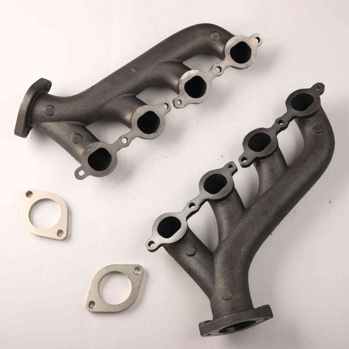 2.25" Outlets Flowtech Original Ceramic Swap Exhaust Manifolds for LS Engines