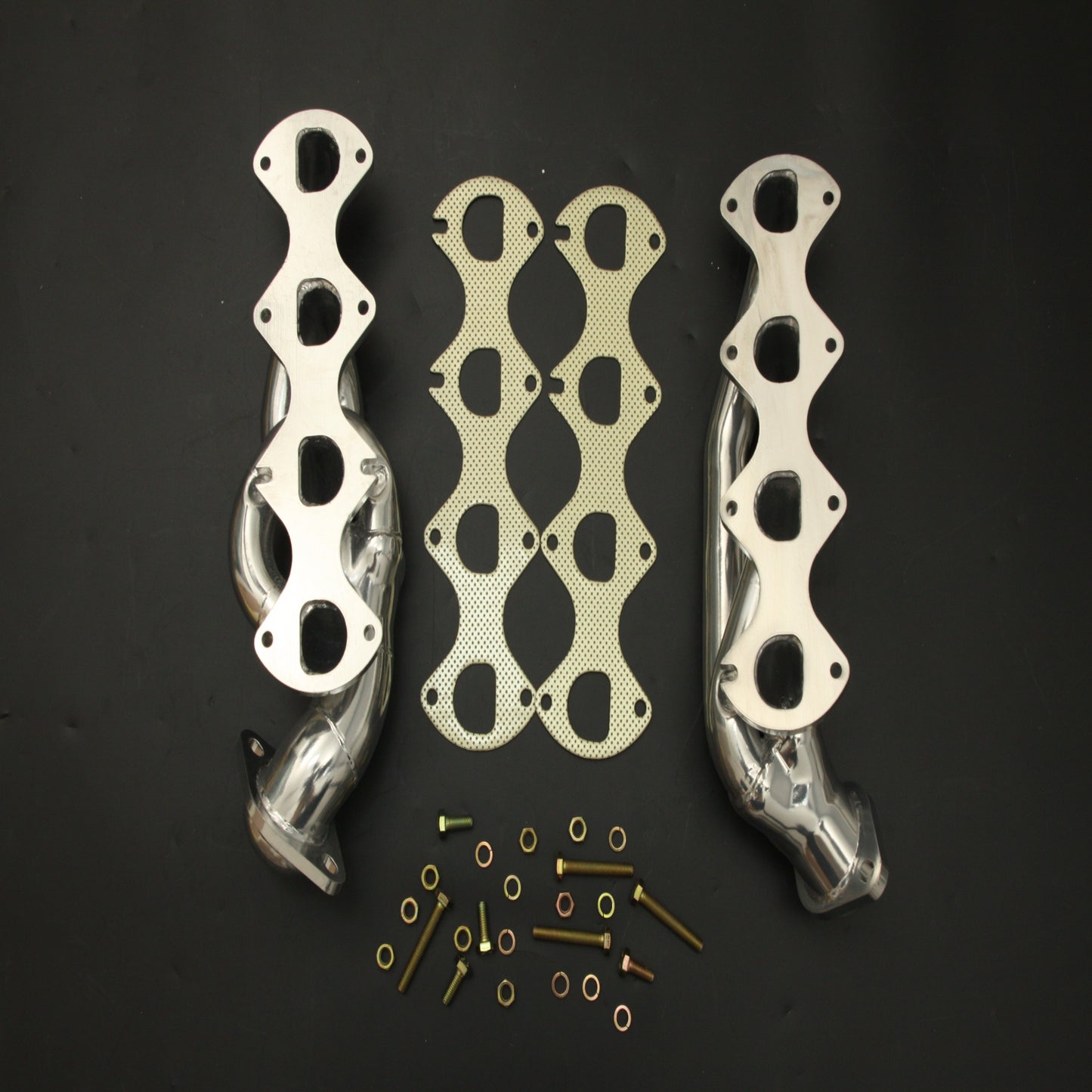 For 2004-2008 Ford F-150 V8-5.4L Shorty Header Ceramic Silver