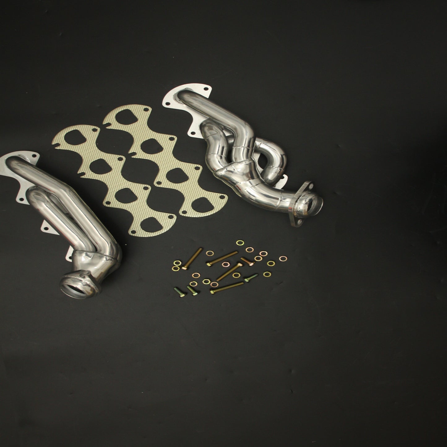 For 2004-2008 Ford F-150 V8-5.4L Shorty Header Ceramic Silver