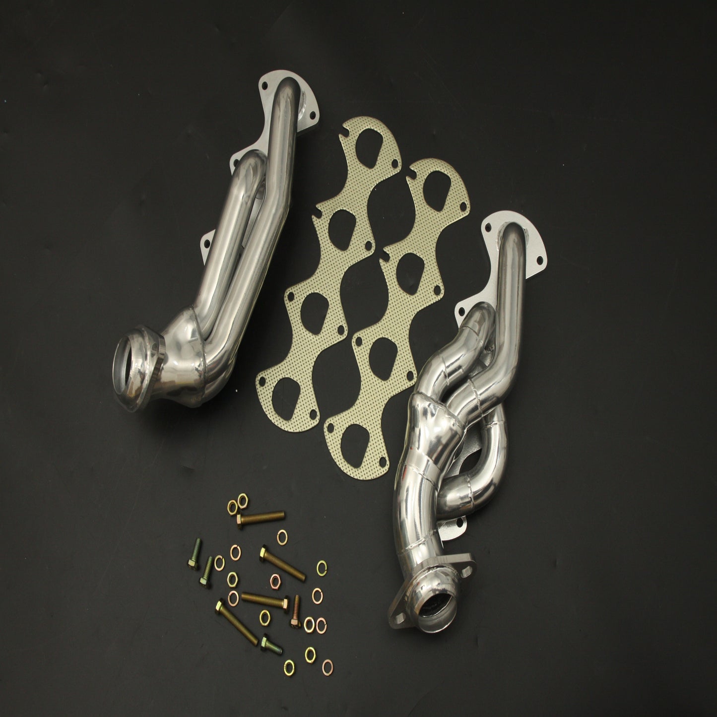 For 2004-2008 Ford F-150 V8-5.4L Shorty Header Ceramic Silver
