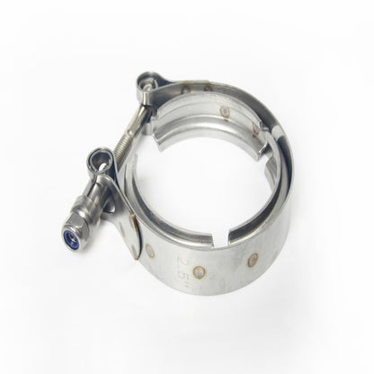 2.5" V-Band Clamp with Flanges – Stainless Steel Exhaust Turbo Downpipe Kit