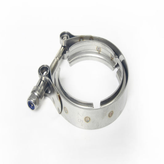 2.5" V-Band Clamp with Flanges – Stainless Steel Exhaust Turbo Downpipe Kit