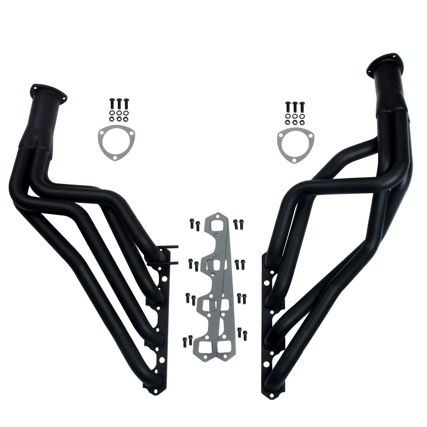New Long Tube Headers for Mustang/Cougar/Falcon/Fairlane/Torino/Ranchero/Cyclone/Montego/Maverick/Comet Black