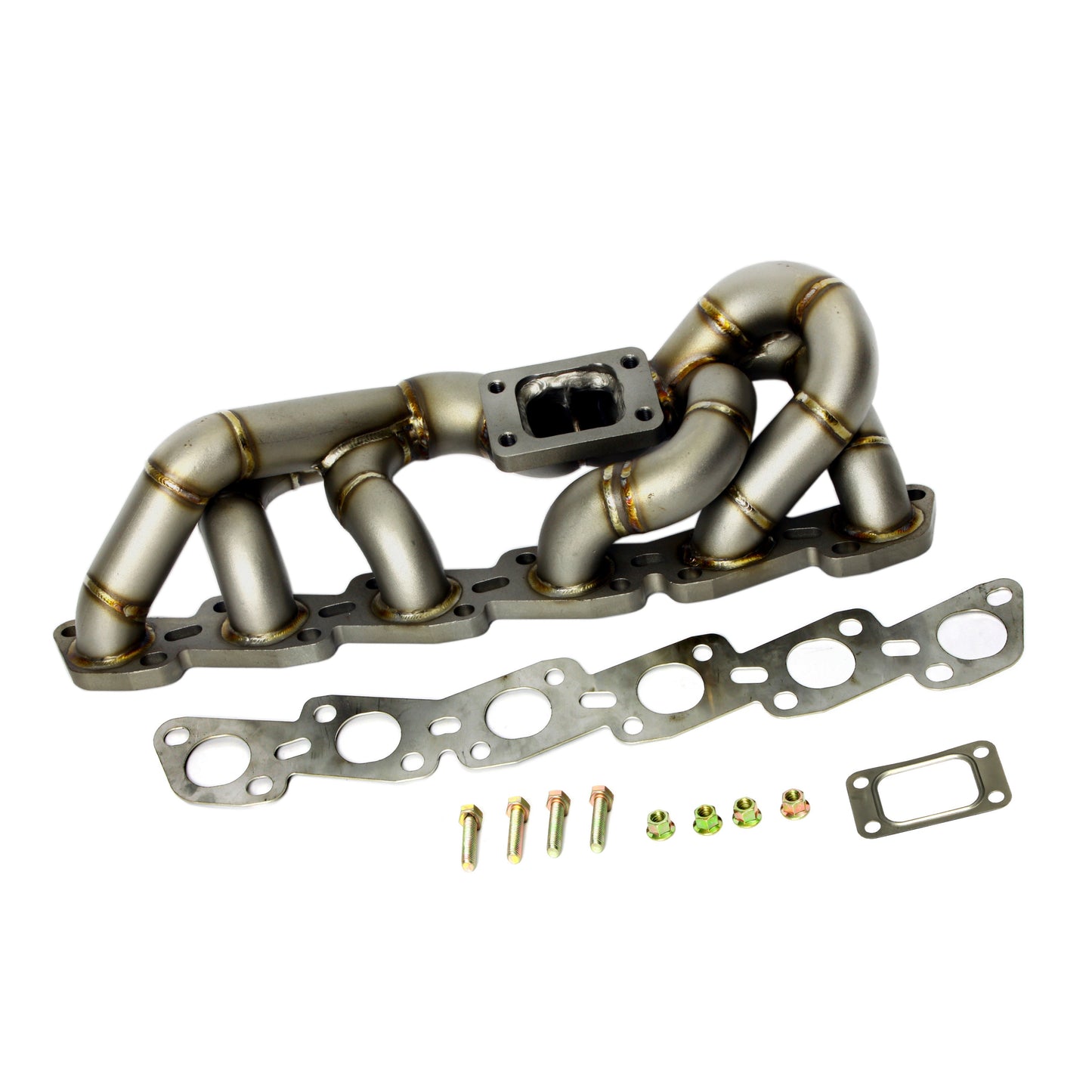 NISSAN RB20/RB25 Low Mount T3 Turbo Manifold – 3mm Steam Pipe TIG Welded
