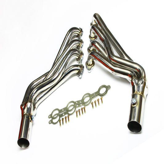 For Chevy GMC 99-06 Silverado Sierra Yukon Tahoe 4.8 5.3 6.0 V8 Exhaust Headers