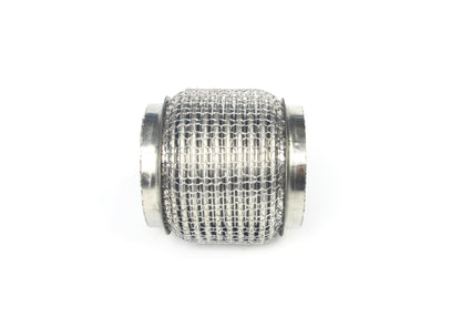 3" ID 304 Stainless Steel Exhaust Flex Pipe Interlocking Liner Coupler Turbo