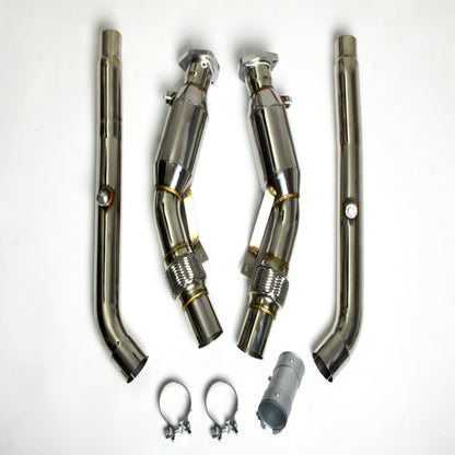For Audi B6 B7 S4 4.2 V8 Avant Quattro Replacement Piggy Pipes