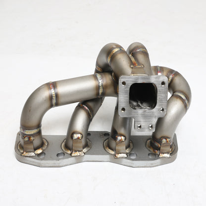 Nissan CA18DET T25/T28 Turbo Exhaust Manifold – 3mm Steam Pipe Stainless Steel Header