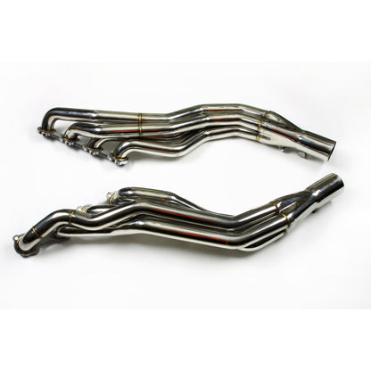 Steel Exhaust Manifold Header for Mercedes Benz AMG CLS55 CLS500 E55 E500 M113K Long for 5.4L Engine Models