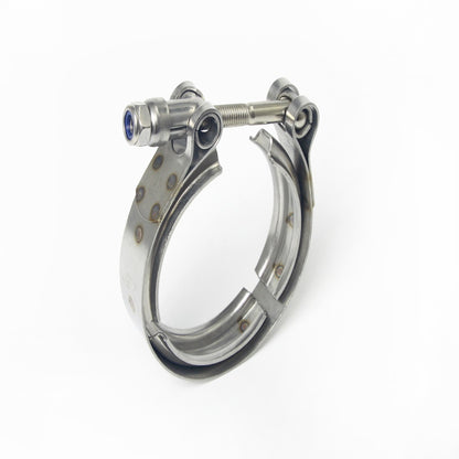 2.5" V-Band Clamp with Flanges – Stainless Steel Exhaust Turbo Downpipe Kit