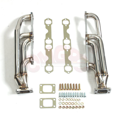 FOR CHEVY CAMARO TRANS AM FIREBIRD 350 305 TWIN SBC T3 V8 TURBO MANIFOLD