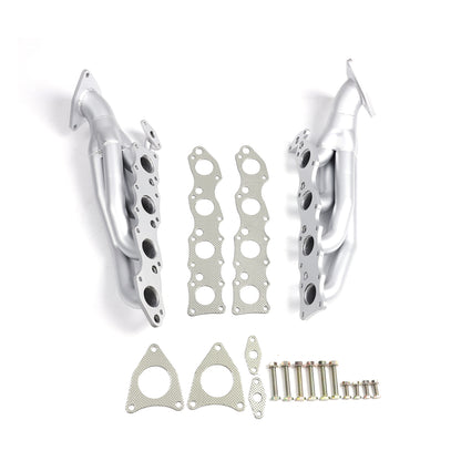 FOR 07-17TUNDRA 5.7L 345 V8 LIMITED SR5 TR CERAMIC COATED SHORTY EXHAUST HEADER