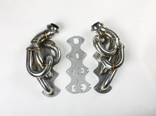 QK FOR 05-10FORD MUSTANG SHELBY GT BULLITT LUJO MODULAR 4.6L3V V8 SHORTY HEADERS
