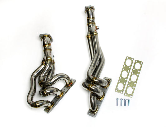 QK FOR BMW E46 M52/M54 B25 B30 325I 330I LEFT HAND SET UP KIT EXHAUST MANIFOLDS