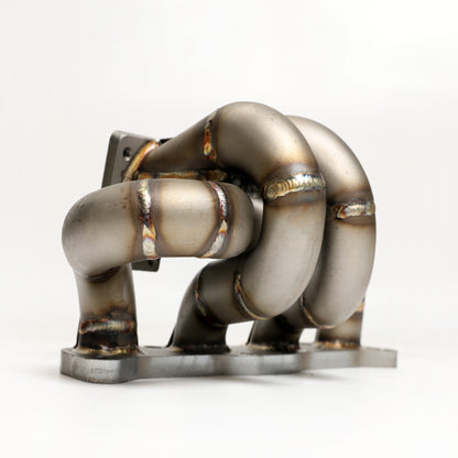 Nissan CA18DET T25/T28 Turbo Exhaust Manifold – 3mm Steam Pipe Stainless Steel Header