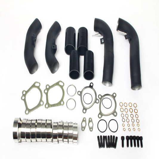 AUDI 2.7L RSK04-028/029 RS6-X SRM K24 TTE Turbo Inlet Pipe Kits – Black