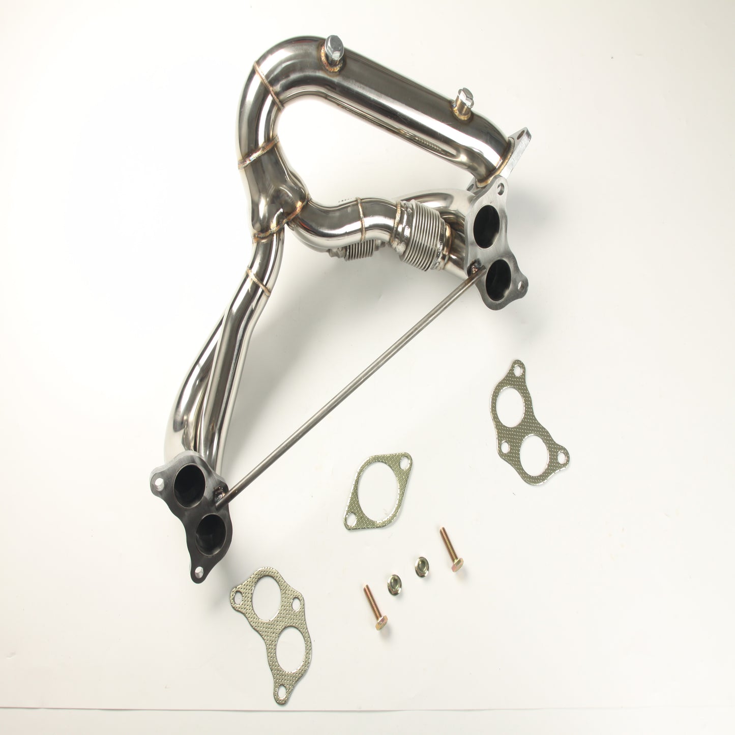 Subaru BRZ / Scion FR-S / Toyota GT86 Exhaust Header with High Flow Internal Sleeved Aircraft-Grade Flex Pipe