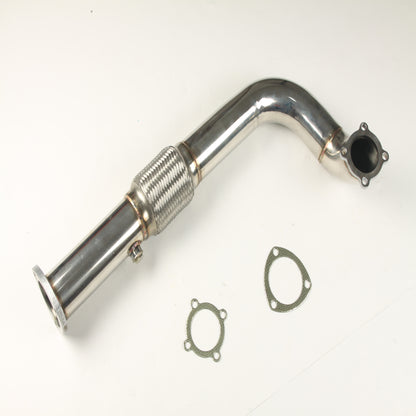 High Flow Stainless Steel Exhaust Pipe T3 Turbo Downpipe