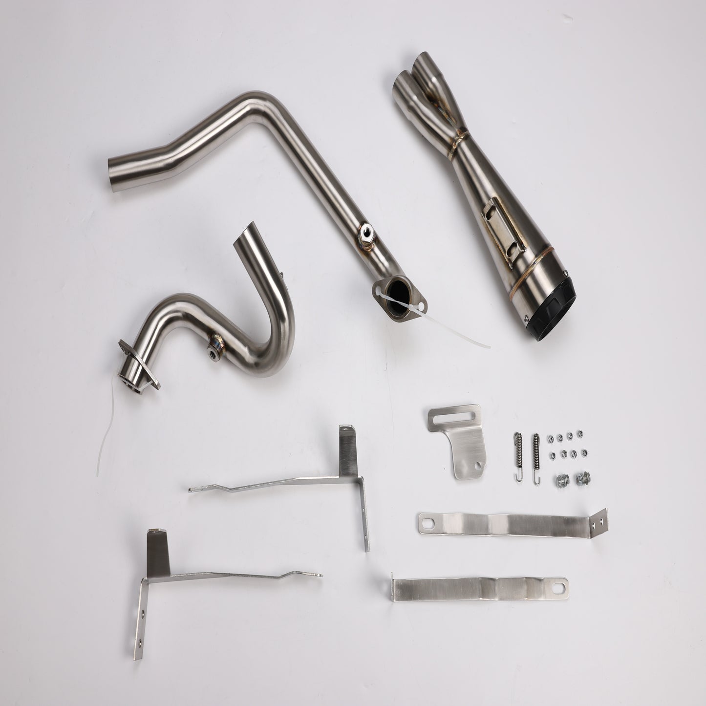 FOR 2020-UP HARLEY TOURING INDIAN CHALLENGER BRUSHED 2 INTO 1 SHORTY EXHAUST