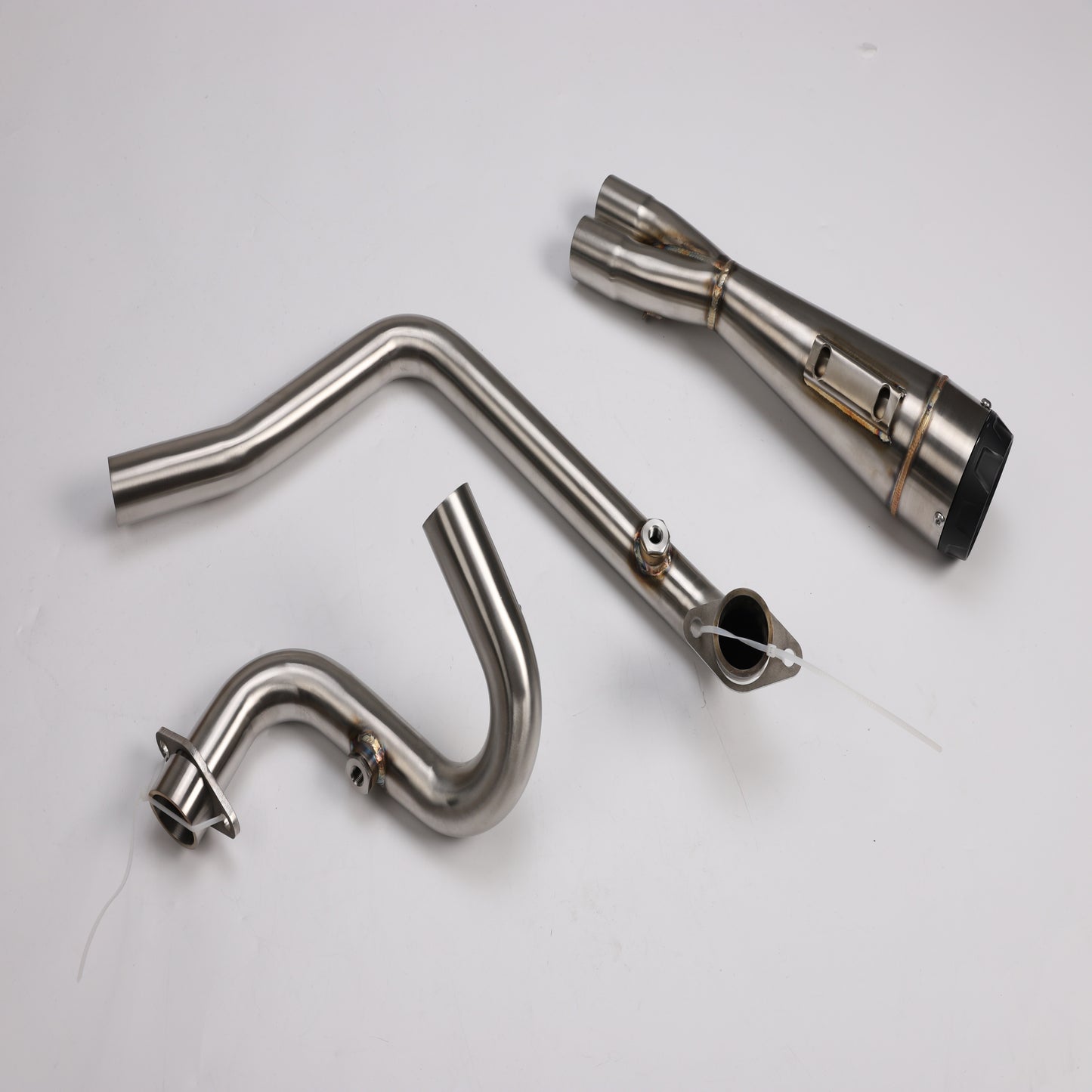 FOR 2020-UP HARLEY TOURING INDIAN CHALLENGER BRUSHED 2 INTO 1 SHORTY EXHAUST
