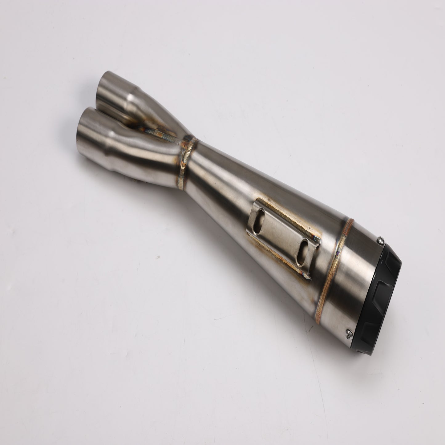 FOR 2020-UP HARLEY TOURING INDIAN CHALLENGER BRUSHED 2 INTO 1 SHORTY EXHAUST