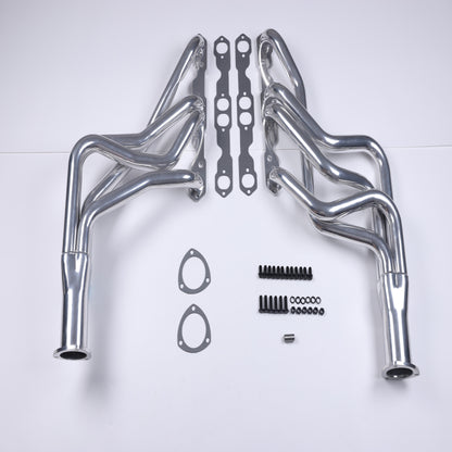 FOR 64-74 CHEVELLE/El CAMINO MONTE CARLO 283-400CI CERAMIC COAT LONG TUBE HEADER